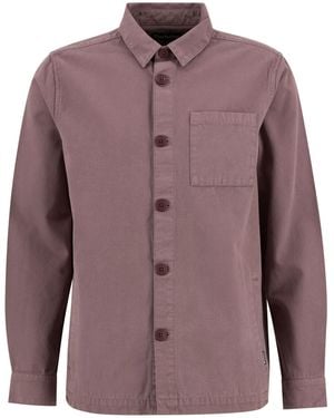 Barbour Washed Overshirt - Purple