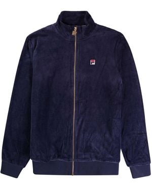 Fila Marc Velour Track Top - Blue