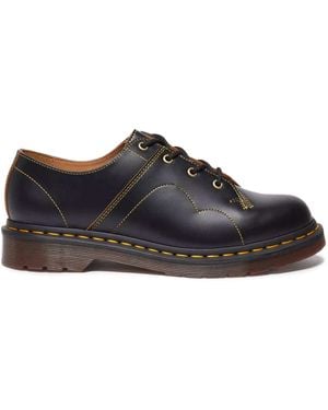 Dr. Martens Church Vintage Smooth Leather Shoes - Black