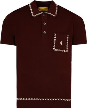 Gabicci X Stuarts Routledge Polo - Red