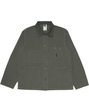 Nudie Jeans Howie Chore Jacket Duck Canvas - Green