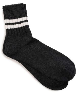 Anonymous Ism Slub Line Socks - Black