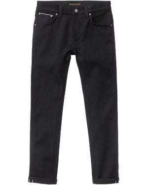 Nudie Jeans Lean Dean Dry Selvage Jeans - Blue
