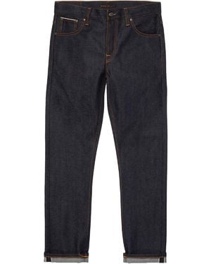 Nudie Jeans Grim Tim Selvage Jeans - Blue