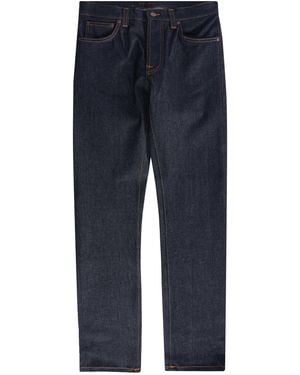 Nudie Jeans Gritty Jackson Raw Denim Jeans - Blue