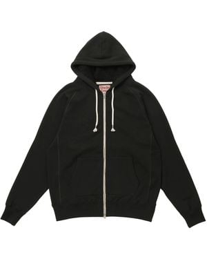 Wonder Looper Zip Hoodie Super Looper French Terry - Black