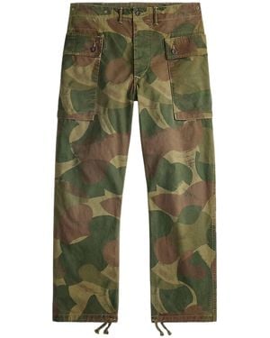 RRL Poplin Cargo Field Trouser - Green