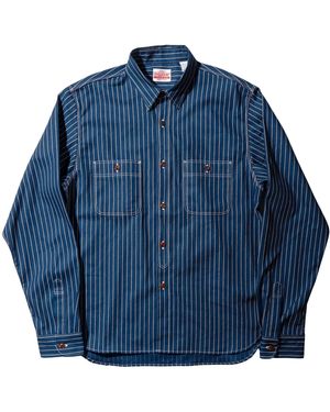 Big John Denim Railroad Shirt - Blue