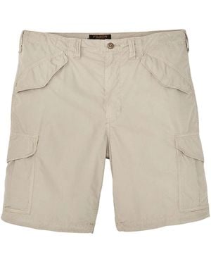 Filson Tropical Poplin Cargo Shorts - Natural