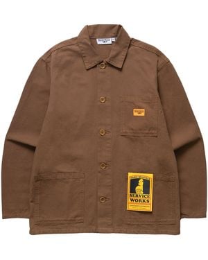 Service Works Classic Chore Shirt - Brown