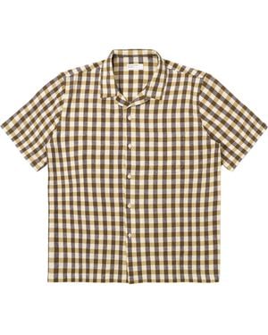Universal Works Aberdeen Lincot Road Shirt - Green