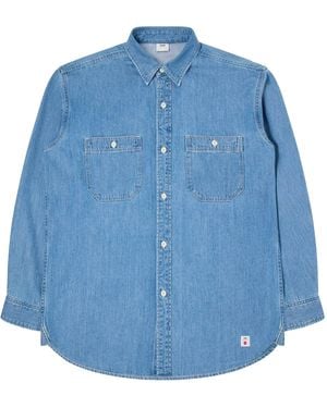 Edwin Denim Work Shirt - Blue