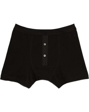 Merz B. Schwanen Button Boxers - Black