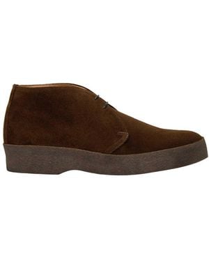 Sanders Hi Top Chukka Boot - Brown