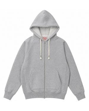 Wonder Looper Double Heavyweight French Terry Zip Hoodie - Grey
