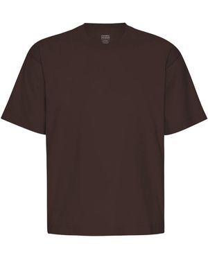 COLORFUL STANDARD Oversized Organic T-Shirt - Brown