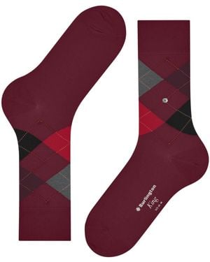 Burlington King Socks - Red