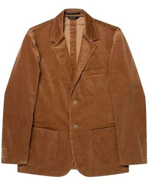 Sunspel Corduroy Blazer - Brown