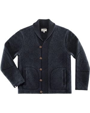 AndSons Torridon Shawl Collar Cardigan - Blue