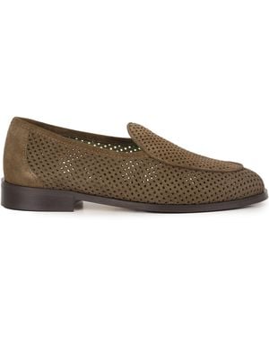 Jacques Soloviere Suede Perfo - Brown