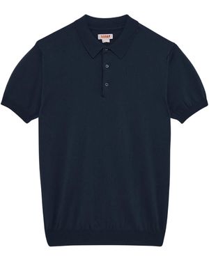 Baracuta Short Sleeve Polo - Blue