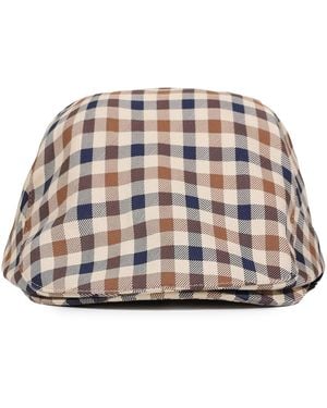 Aquascutum Cotton Flat Hat - Multicolour