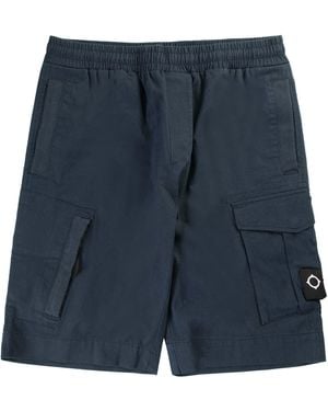 Ma Strum Drawstring Cargo Shorts - Blue