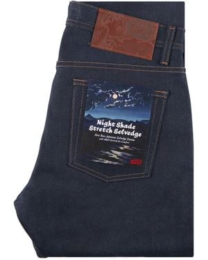 Naked & Famous Weird Guy Night Shade Stretch Selvedge - Blue