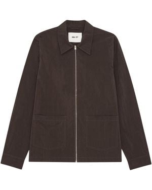NN07 Virgil Poplin Hybrid - Black