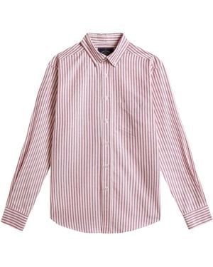Portuguese Flannel Montebelo Stripe Shirt - Pink