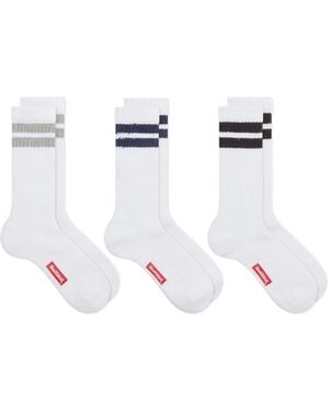 Healthknit 3 Pack Socks - White