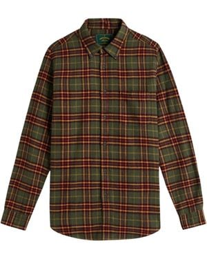 Portuguese Flannel Hoop Shirt - Green