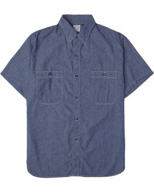 Orslow Work Shirt - Blue