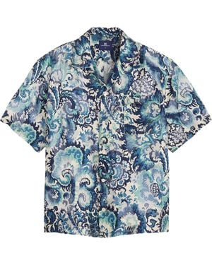 Levi's® Blue Tab Short Sleeve Camp Shirt - Blue