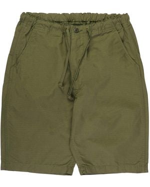 Orslow New Yorker Shorts Cotton Poplin - Green