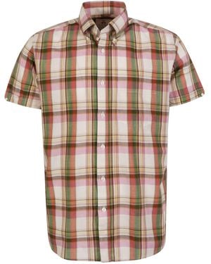 real hoxton Checked Short Sleeve Shirt - Multicolour