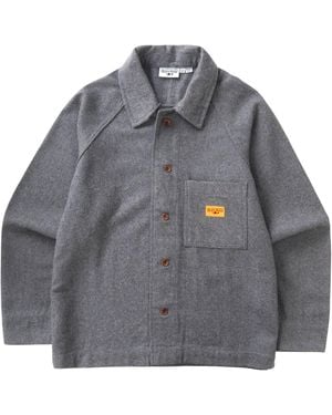 Service Works Flannel Foh Overshirt - Grey