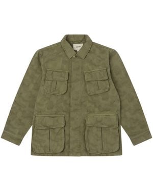 Kestin Jacquard Ripstop Cotton Tyndrum Jacket - Green