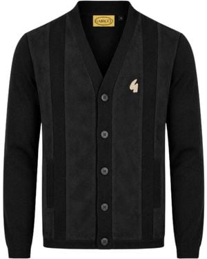 Gabicci Hurst Long Sleeve Knit Cardigan - Black