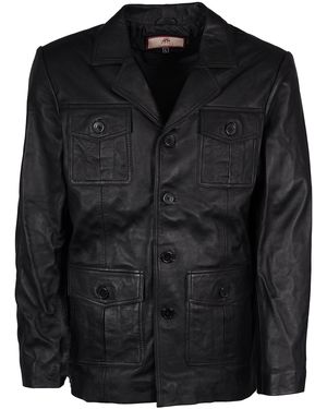 real hoxton Safari Jacket - Black