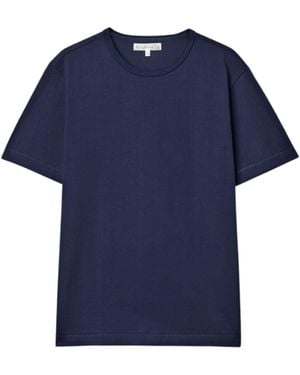 Merz B. Schwanen 2M15 Mid-Century Machine Refined Fit T-Shirt - Blue