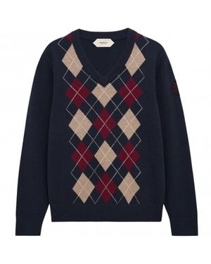 Pringle of Scotland Argyle Jumper - Blue