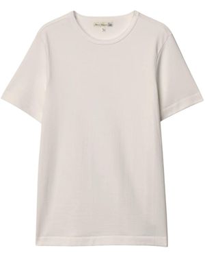 Merz B. Schwanen 2M15 Mid-Century Machine Refined Fit T-Shirt - White