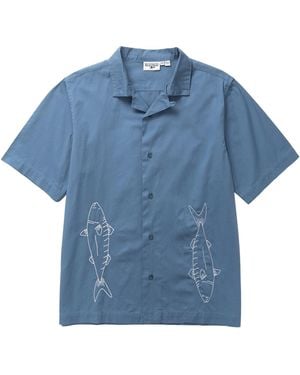 Service Works Mackerel Shirt - Blue