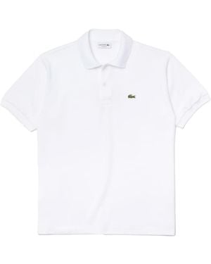 Lacoste Classic Pique Polo Shirt - White