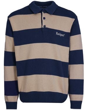 Rockport Archive Knitwear Collar Polo - Blue