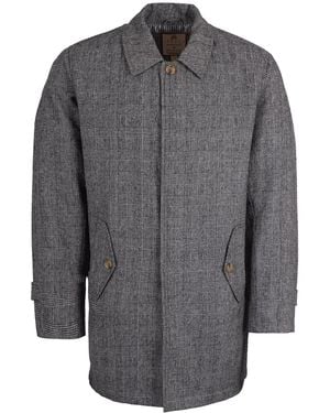 real hoxton Mac Coat - Grey
