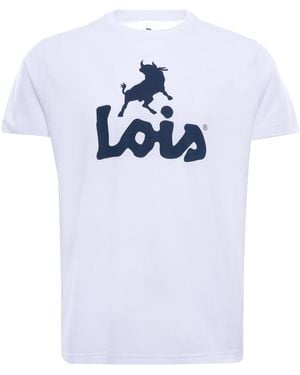 Lois Logo Tee - White