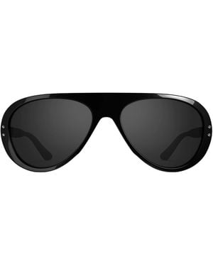 Vallon Sunglasses X Royal Enfield Moto Aviators - Black