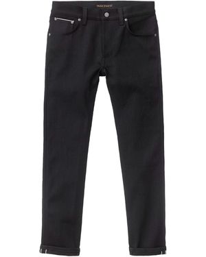 Nudie Jeans Lean Dean Dry Selvage Jeans - Blue
